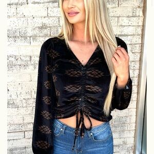 Sterling Kreek - 2XL - Black and Brown Patterned Women's - new without tags